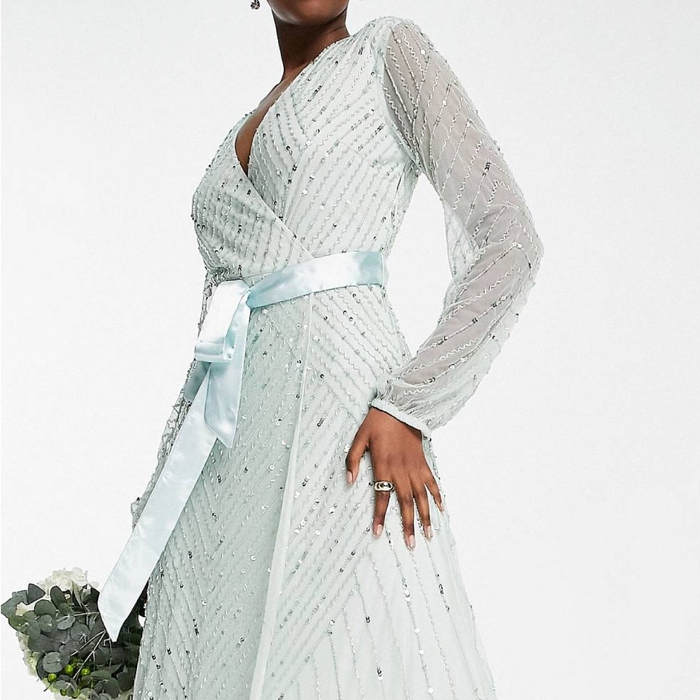 ASOS Frock & Frill Sage Dress